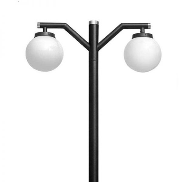 Poste Led Globo Decorativo Orb Duo