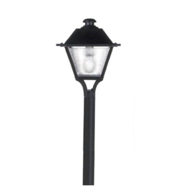 Poste Ornamental Arandela Quadrada 150W 2M em Aço