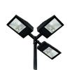 Poste Decorativo Pétala Chanfrada Aurora Dupla Led100W