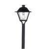 Poste Ornamental Arandela Quadrada 150W 6M em Aço