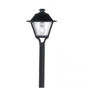 Poste Ornamental Arandela Quadrada Led 27W 6M Em Aço