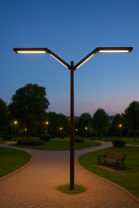 poste girafa y em led 